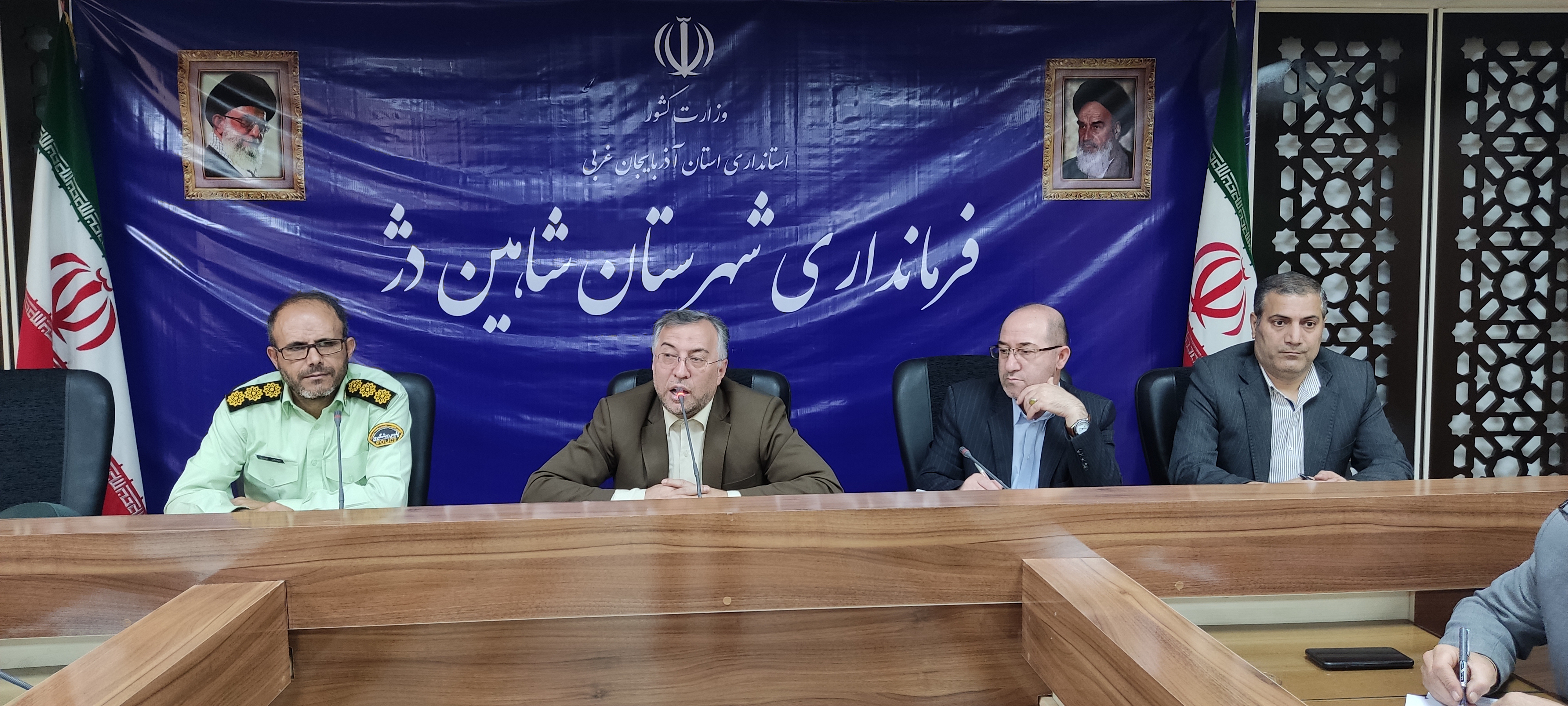 جلسه شورای حفاظت از منابع آب به ریاست فرماندار شهرستان شاهین دژ برگزار شد