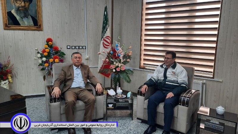 دیدار مدیرکل بنیاد مسکن استان آذربایجان غربی با فرماندار شاهین دژ