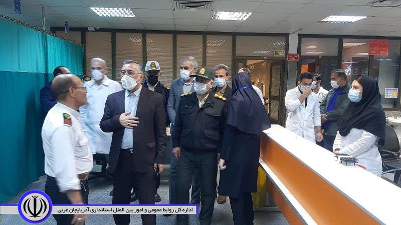 بازدید سرزده فرماندار شهرستان شاهین دژ از مرکز اورژانس وبیمارستان شهید راثی شاهین دژ