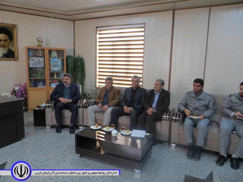 دیدار رئیس وکارکنان منابع طبیعی  با فرماندار شهرستان شاهین دژ