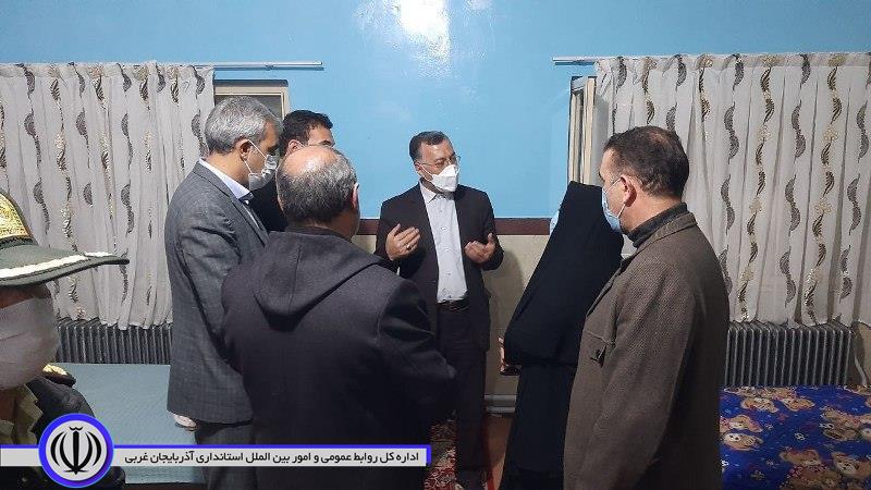 حضور فرماندار شهرستان شاهین دژ در مرکزنگهداری کودکان بی سرپرست نور امید