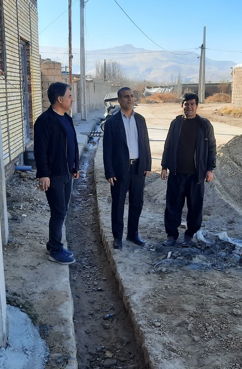آغاز طرح های عمرانی در روستای ینگی ارخ