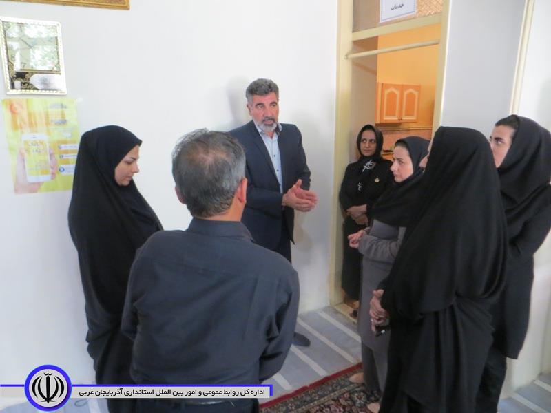دیدار فرماندارشاهین دژ با جمعی از معلولین