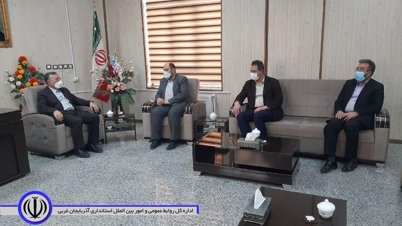 دیدار مدیرکل دامپزشکی استان آذربایجان غربی با فرماندار شهرستان شاهین دژ