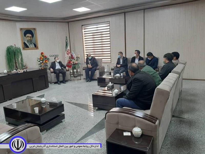 دیدار بخشدار مرکزی با فرماندار شاهین دژ