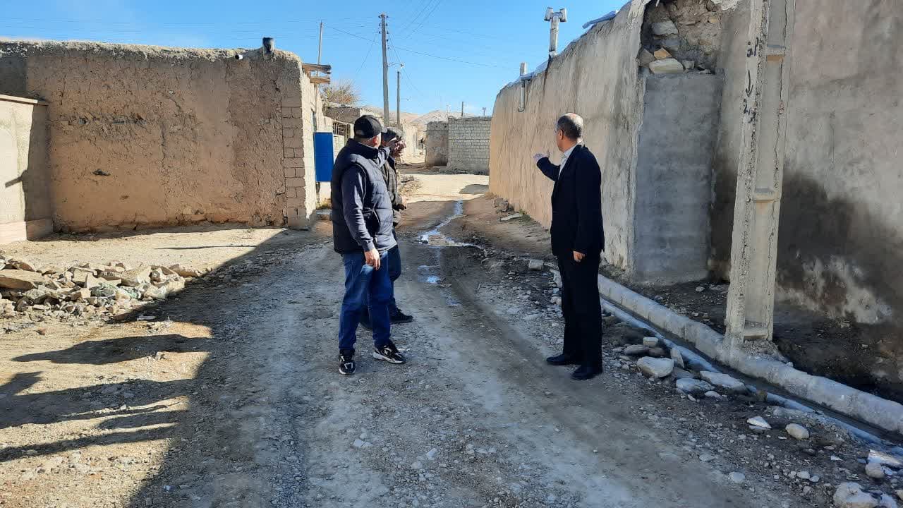 زیرسازی ،شن ریزی  معابر روستای قره تپه