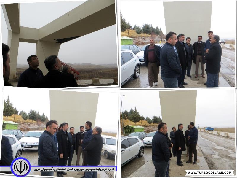 بازدید فرماندار شاهین دژ از روند اجرای طرح ورودی شهر