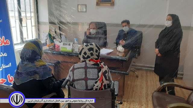 برنامه ملاقات مردمی مددجویان بهزیستی در شاهین دژ برگزار شد