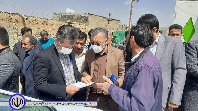 گزارش تصویری : از بازدید فرماندار شاهین دژ ونماینده مجلس شورای اسلامی از روستاهای بخش کشاورز