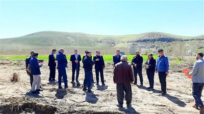 بازدید از حریم بستر رودخانه زرینه رود