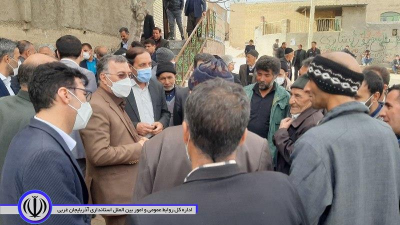 گزارش تصویری : از بازدید فرماندار شاهین دژ ونماینده مجلس شورای اسلامی از روستاهای بخش کشاورز